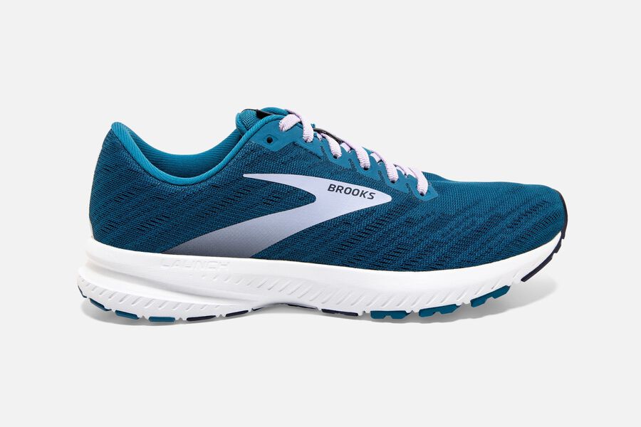 Brooks Launch 7 Road Loopschoenen Dames - Blauw/Zilver - 152769MGU